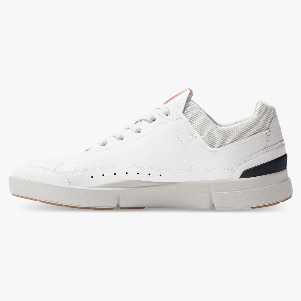 On THE ROGER: tennis-inspired sneaker by On & Roger Federer - White | Flame ON95XF279 - Image 5