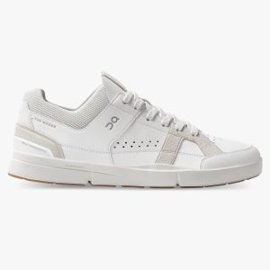 On THE ROGER Clubhouse: the expressive everyday sneaker - White | Sand ON95XF290