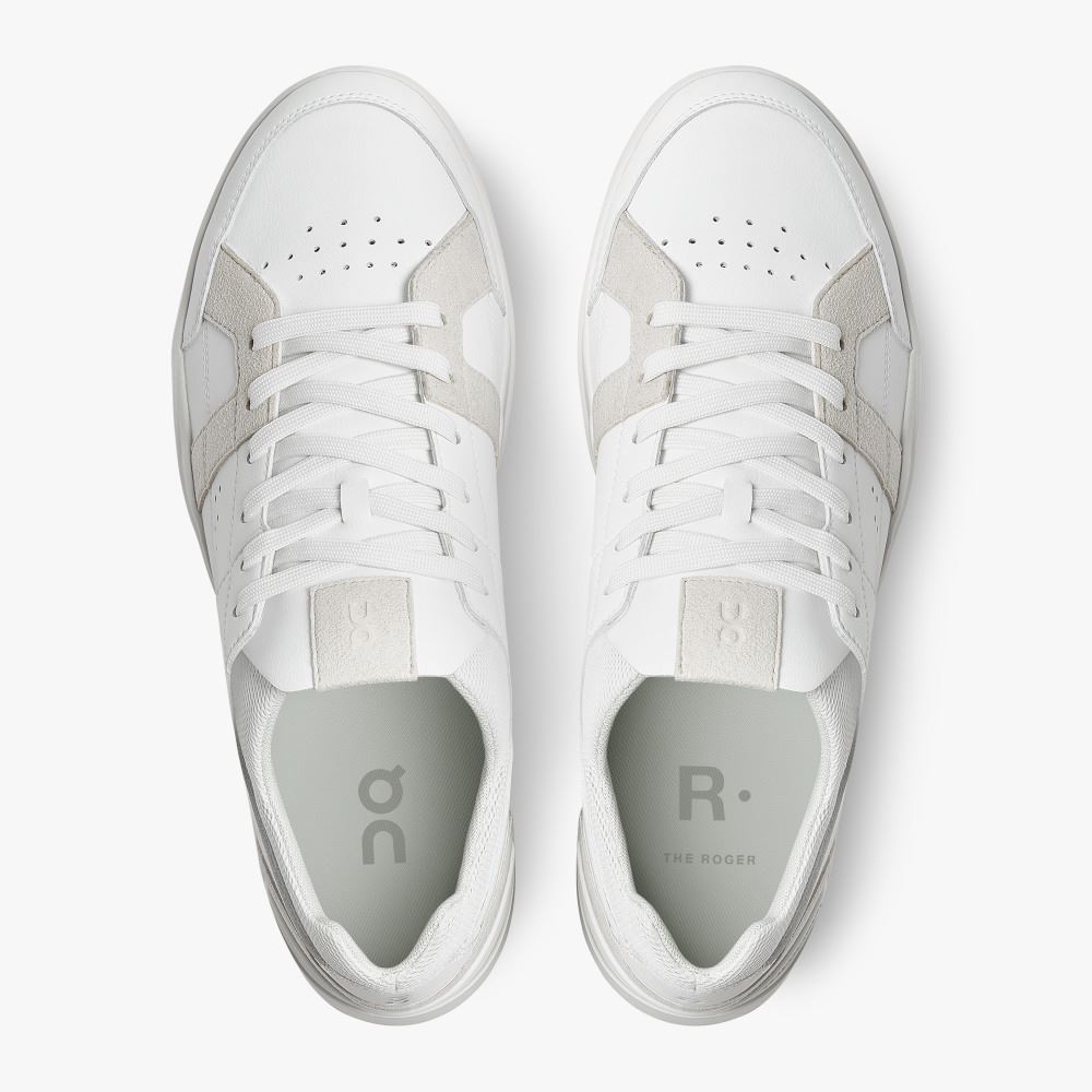 On THE ROGER Clubhouse: the expressive everyday sneaker - White | Sand ON95XF290 - Image 2