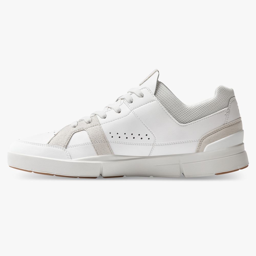 On THE ROGER Clubhouse: the expressive everyday sneaker - White | Sand ON95XF290 - Image 4