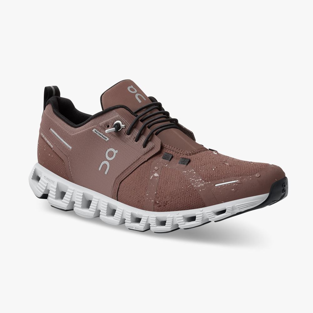 On Running 5 Waterproof - Lightweight Waterproof Running Shoe - Cocoa | Frost ON95XF297 - Image 6