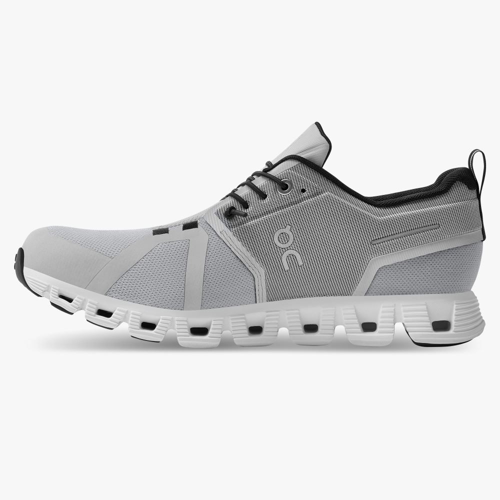 On Running 5 Waterproof - Lightweight Waterproof Running Shoe - Glacier | White ON95XF298 - Image 4
