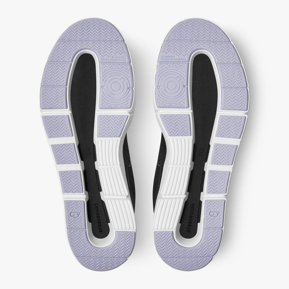On THE ROGER Clubhouse: the expressive everyday sneaker - Black | Lavender ON95XF399 - Image 3
