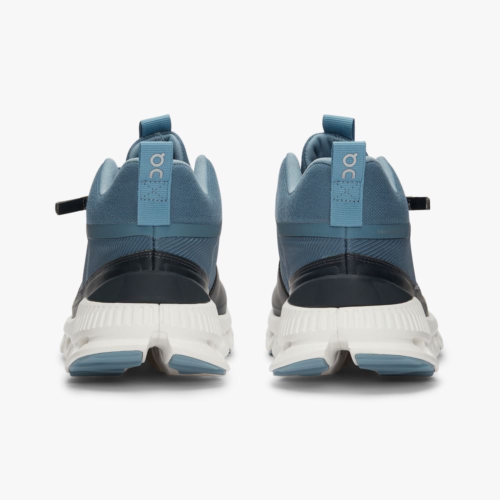 On Running Hi - High Top Sneaker - Dust | Navy ON95XF334 - Image 5