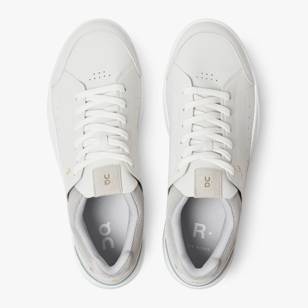 On THE ROGER: tennis-inspired sneaker by On & Roger Federer - Ice | Phantom ON95XF278 - Image 2