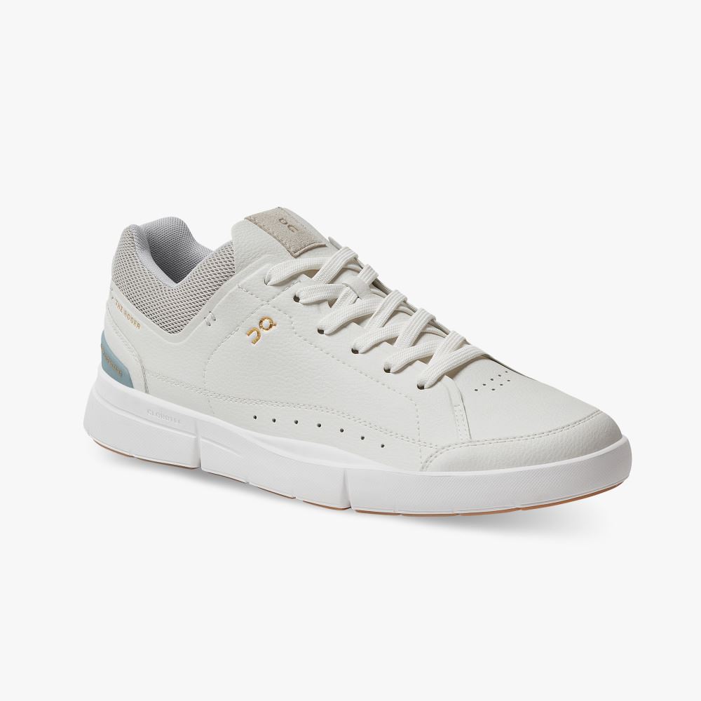 On THE ROGER: tennis-inspired sneaker by On & Roger Federer - Ice | Phantom ON95XF278 - Image 6