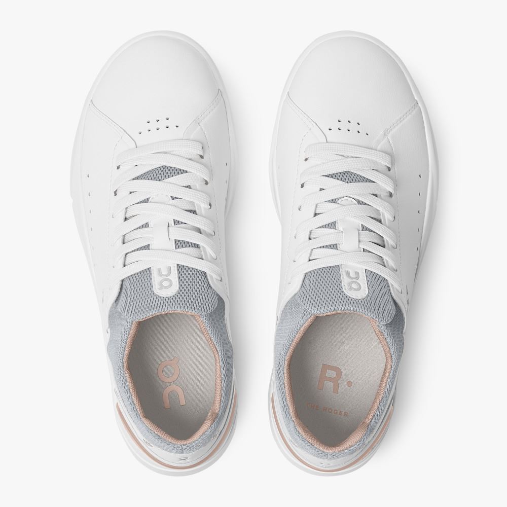 On THE ROGER Advantage: the versatile everyday sneaker - White | Rose ON95XF389 - Image 3