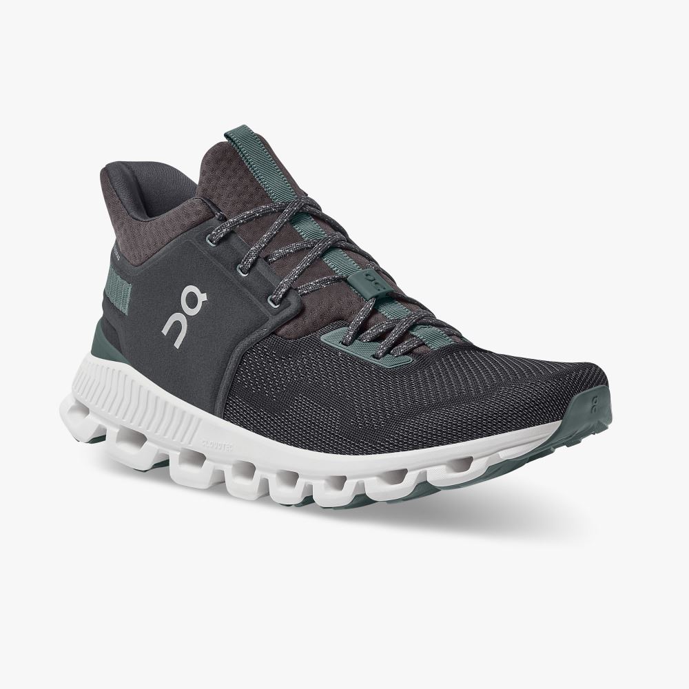 On Running Hi Edge - The street-ready sneaker silhouette - Black | Olive ON95XF200 - Image 6
