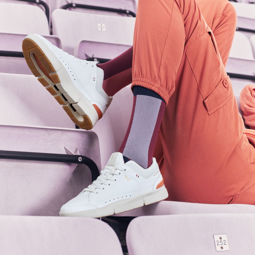 On THE ROGER: tennis-inspired sneaker by On & Roger Federer - White | Sienna ON95XF396 - Image 3
