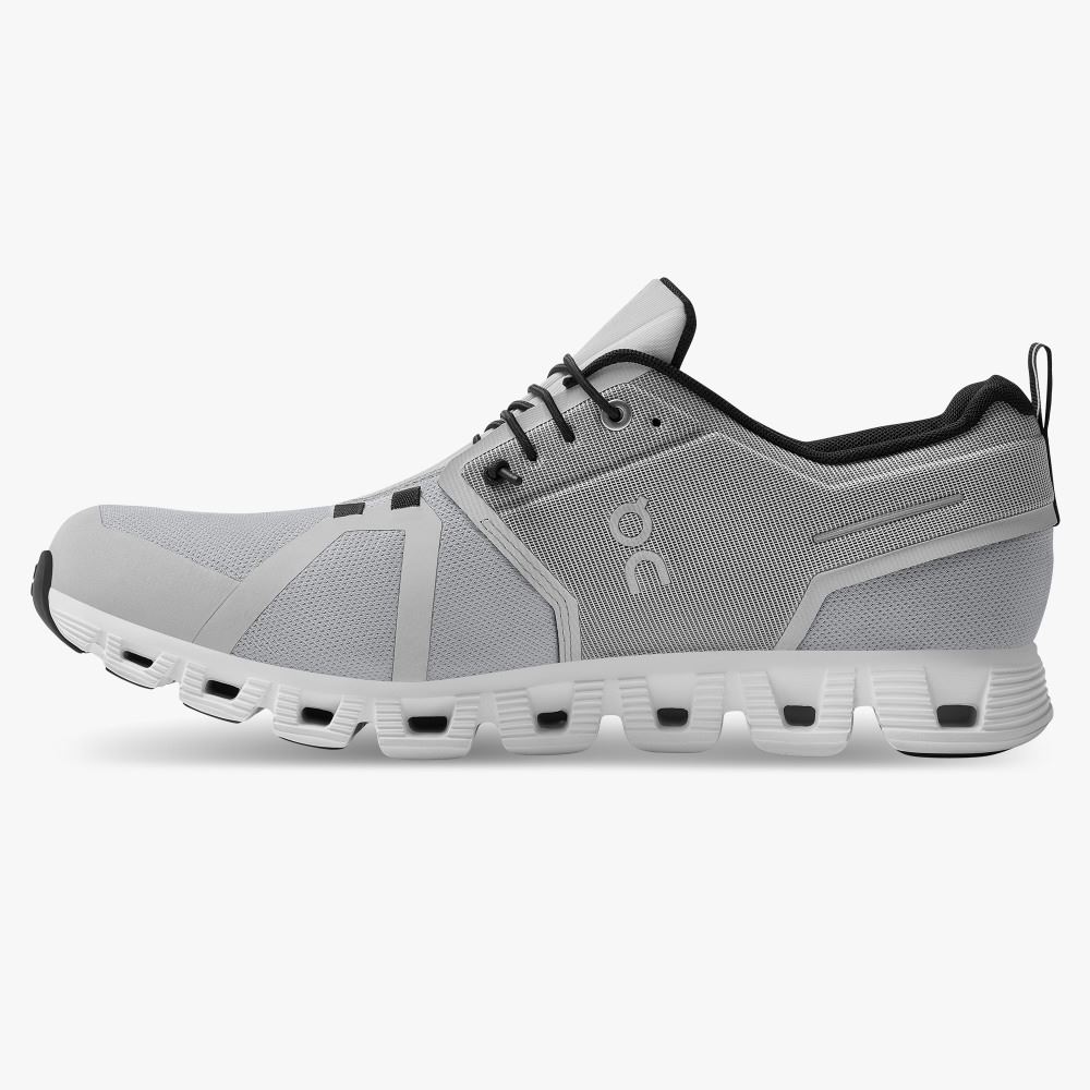 On Running 5 Waterproof - Lightweight Waterproof Running Shoe - Glacier | White ON95XF173 - Image 4