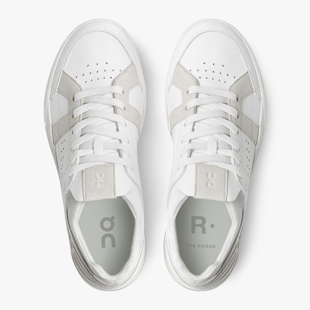 On THE ROGER Clubhouse: the expressive everyday sneaker - White | Sand ON95XF404 - Image 2
