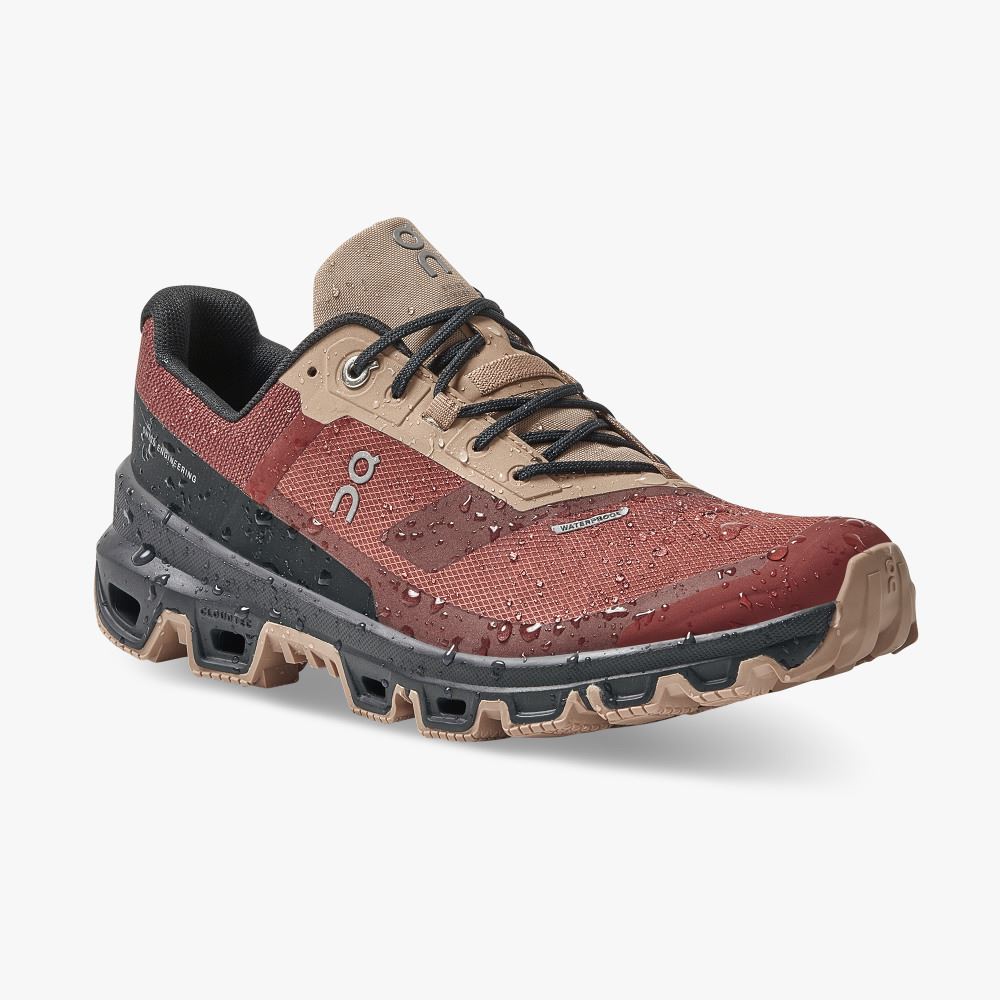 On Cloudventure Waterproof: Trail Running Shoe - Ruby | Magnet ON95XF167 - Image 6