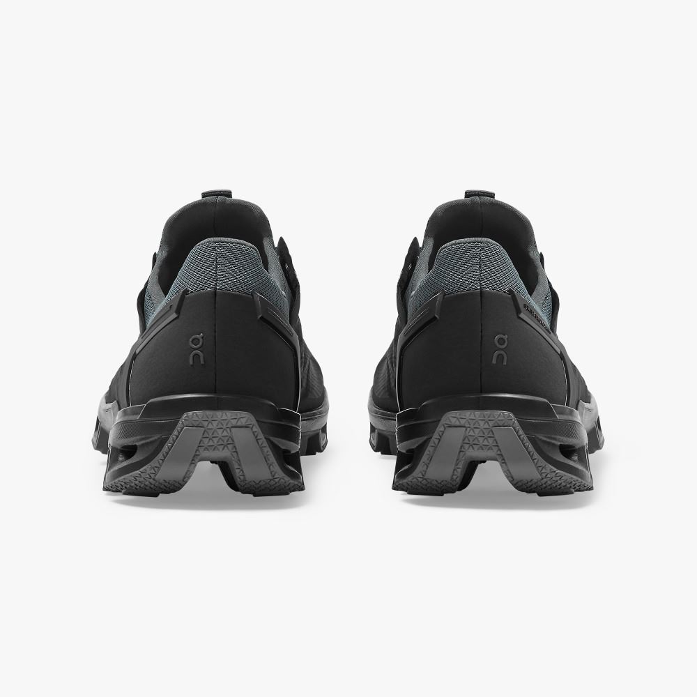 On Cloudventure Peak - Lightweight Trail Running Shoe - Black | Rock ON95XF164 - Image 5