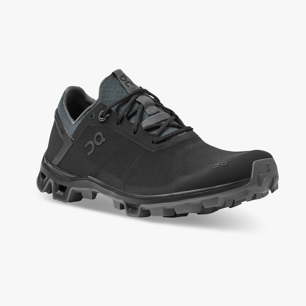 On Cloudventure Peak - Lightweight Trail Running Shoe - Black | Rock ON95XF164 - Image 6