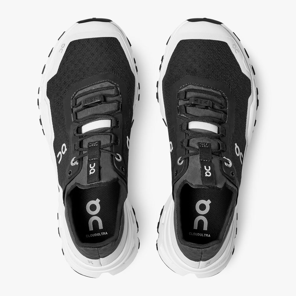 On Runningultra: cushioned trail running shoe - Black | White ON95XF157 - Image 3