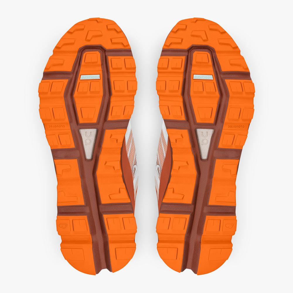 On The Cloudvista: Lightweight Trail Running & Hiking shoe - White | Rust ON95XF152 - Image 3