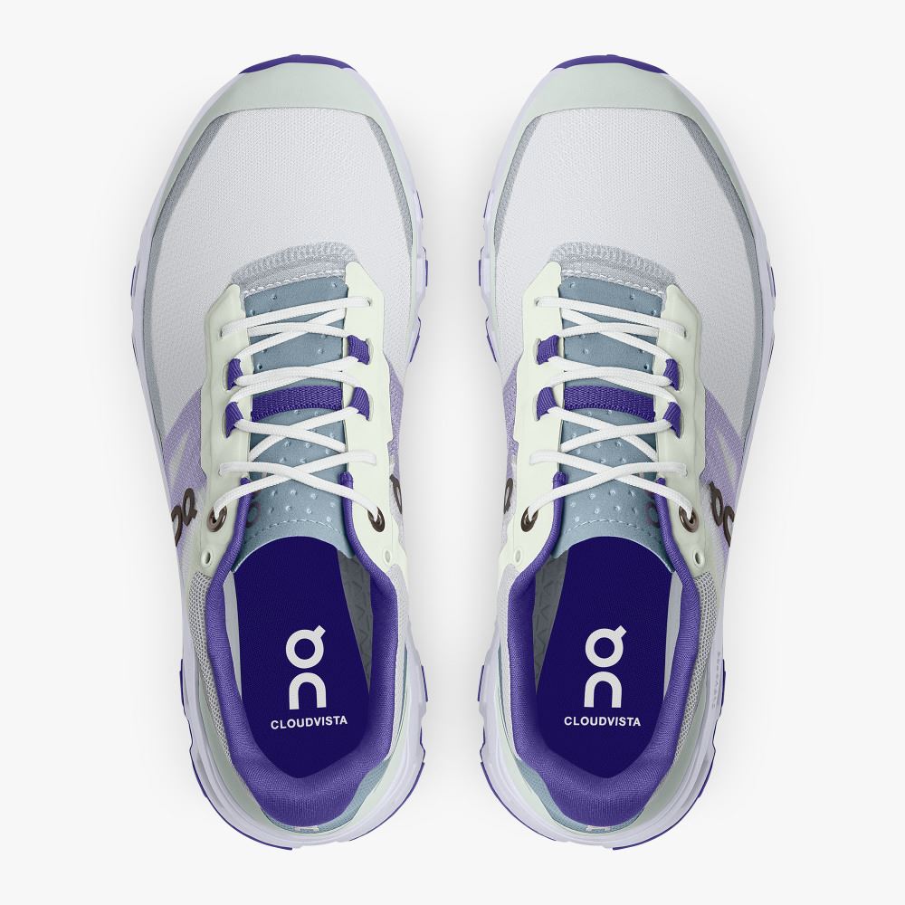 On The Cloudvista: Lightweight Trail Running & Hiking shoe - Frost | Mineral ON95XF153 - Image 2