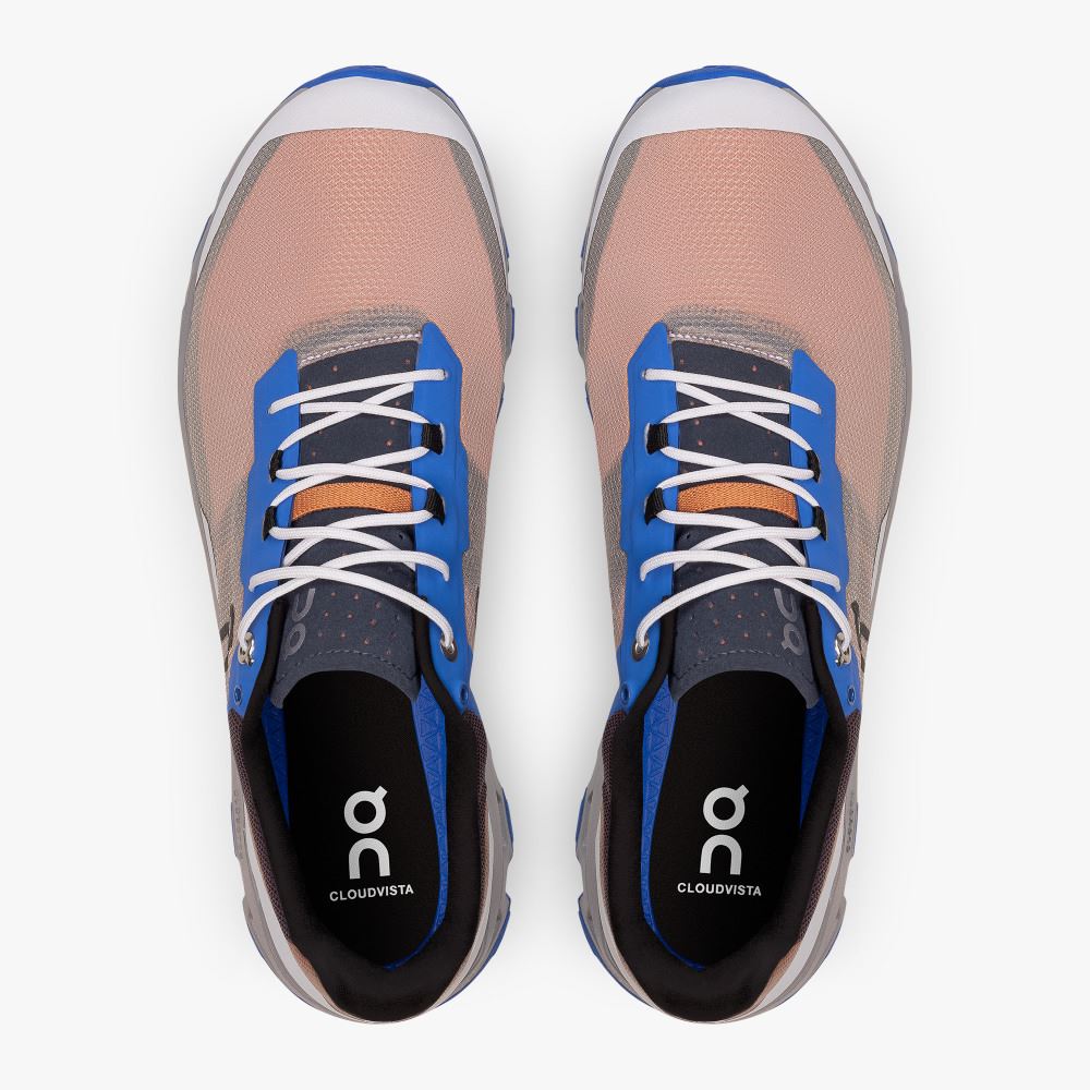 On The Cloudvista: Lightweight Trail Running & Hiking shoe - Sandstone | Alloy ON95XF24 - Image 2