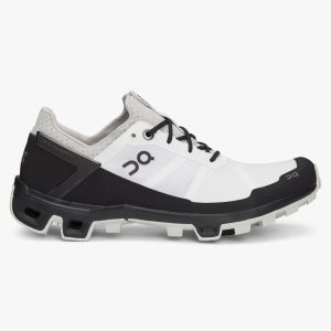On Cloudventure Peak - Lightweight Trail Running Shoe - White | Black ON95XF163