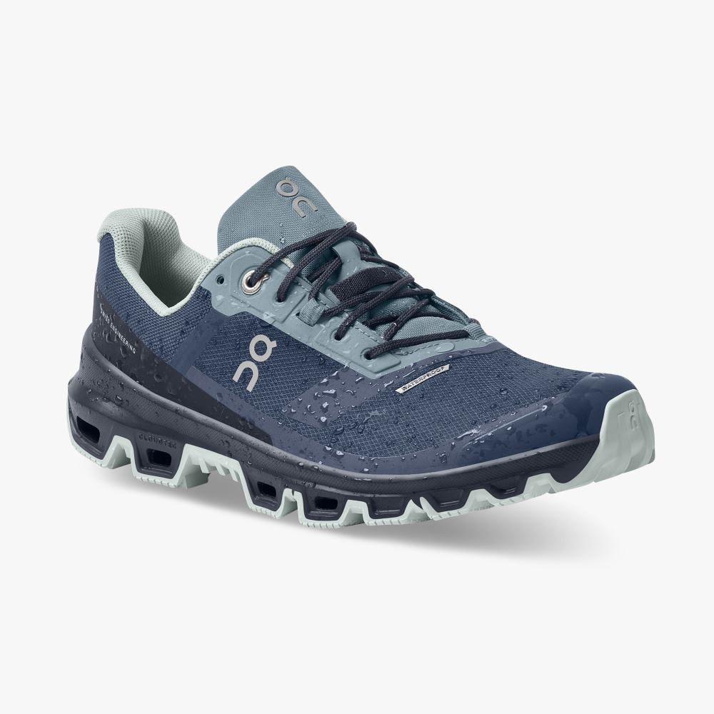 On Cloudventure Waterproof: Trail Running Shoe - Denim | Midnight ON95XF149 - Image 6